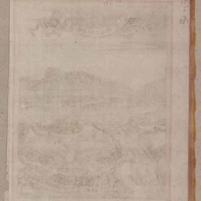 Grabado antiguo siglo XVIII Montmelian Francia Desconocido