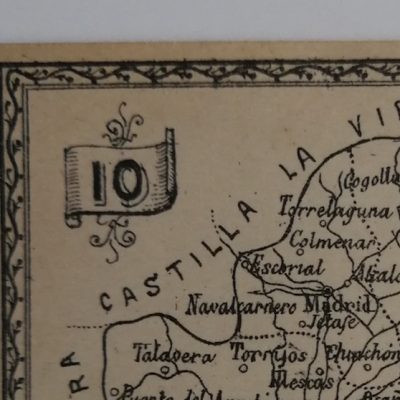 Mapa siglo XIX Castilla La nueva Desconocido