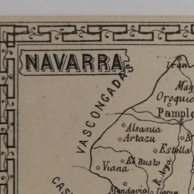 Mapa siglo XIX Navarra Desconocido