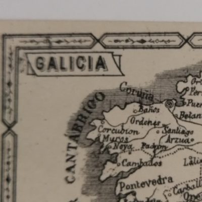Mapa siglo XIX Galicia Desconocido