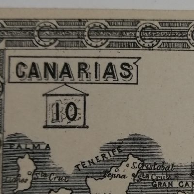 Mapa siglo XIX Canarias Desconocido