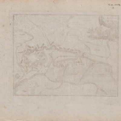 Mapa antiguo siglo XVIII Leeuw Francia Bassompiere