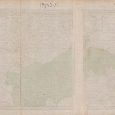 Mapa antiguo siglo XVIII Condado Henao Paises Bajos Elwe Langeveld.