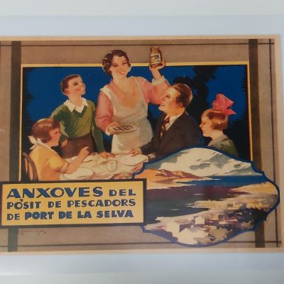Poster Cartel vintage Anxoves reproducción Colección Carlos Velasco