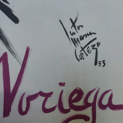 Cartel Antiguo Original Elvira Noriega (1953) [Justo María] Cortezo