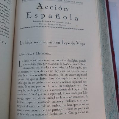 Revista Acción Española. Números 77, 78 y 79 ( 3 Revistas)
