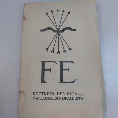 FE. Doctrina del Estado Nacionalsindicalista (diciembre 1937)