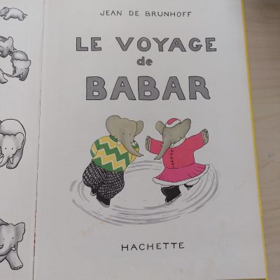 Le voyage de Babar Jean de Brunhoff Grands Albums Hachette 1971