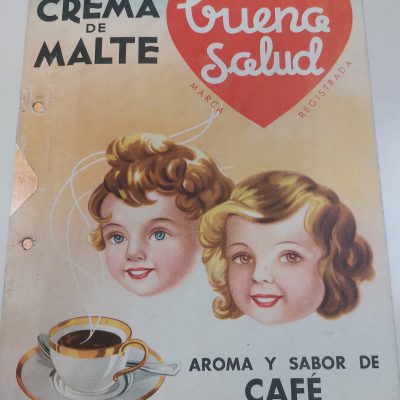 Cartel antiguo Siglo XX  [1950] Crema de malte