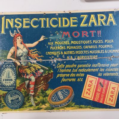 Cartel antiguo Siglo XX [1920-1930] Insecticide Zara