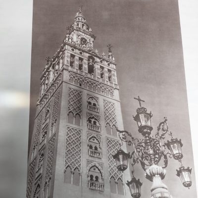 Cartel Antiguo Publicitario Siglo XX [1950]  Visitez L’ Espagne Sevilla Joaquín del Palacio