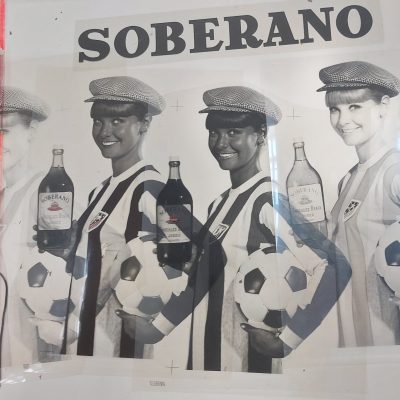 Negativo de publicidad Siglo XX [1960] Soberano Gonzalez Byass Jerez Atlético de Madrid