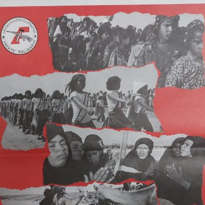 Cartel antiguo Siglo XX [1980] Frente Polisario