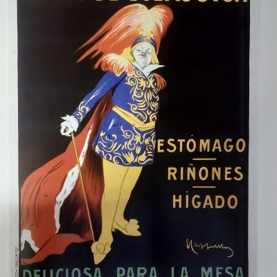 Poster Cartel vintage Agua de Vilajuiga reproducción Colección Carlos Velasco
