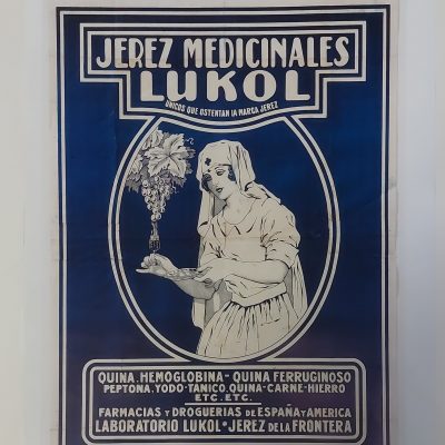 Poster Cartel vintage LUKOL  reproducción Colección Carlos Velasco
