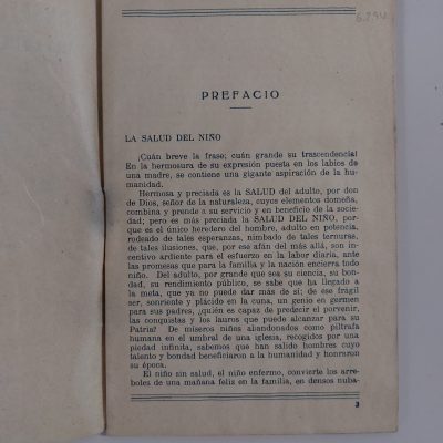 Folleto antiguo Siglo XX [1950] Consejos a las madres para la mejor crianza de sus hijos del Doctor Martínez Vargas
