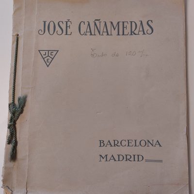 Folleto antiguo Siglo XX 1932 José Cañameras. Salamandras “Royal”