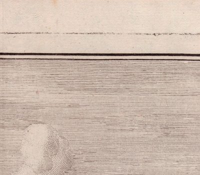 Grabado antiguo siglo XVIII Maguncia Mainz Renania Alemania 1740 – Albrizzi Salmon