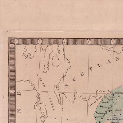 Mapa antiguo siglo XIX Inglaterra Gales Reino Unido Gran Bretaña 1844 – James Wyld
