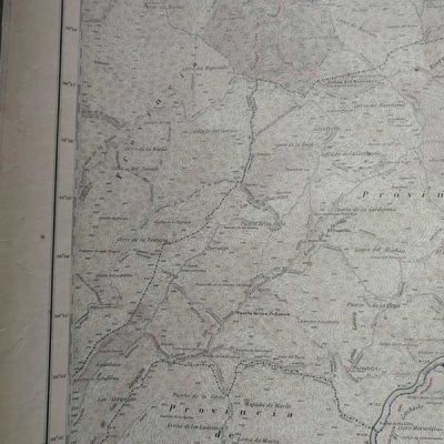 Mapa militar itinerario España Hoja 1064 Cortes de la Frontera Málaga 1917 Modesto Aguilera Morente