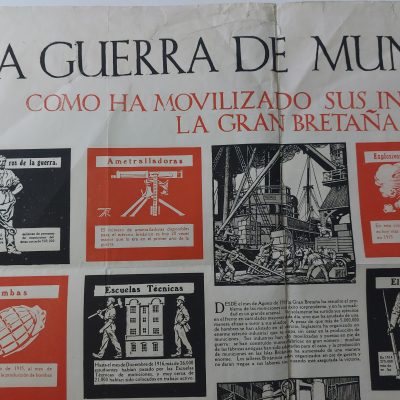 CARTEL DE LA GUERRA DE MUNICIONES (1914 -1918 GRAN BRETAÑA). I PRIMERA GUERRA MUNDIAL.