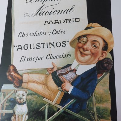 Reproducción Cartel Chocolates Cafés Agustinos Compañía Nacional Madrid Colección Carlos Velasco