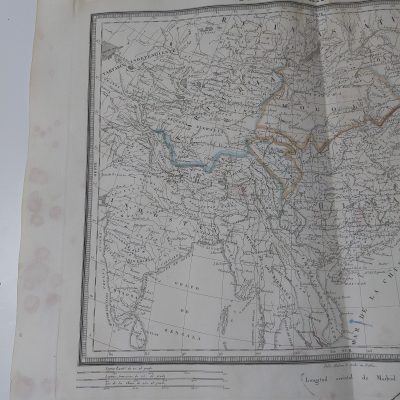 Mapa antiguo Siglo XIX Ymperio Chino y Japon Pablo Alabern