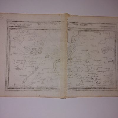 Mapas antiguo Siglo XVIII Ciudad St Omer Mitt Nahe anliegender gegend Francia [1720] Gabriel Bodenehr
