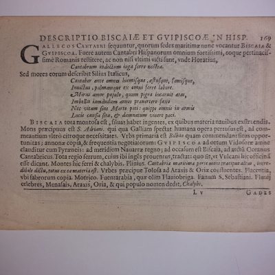 Descriptio Gadium (Bahia de Cadiz) Andalucía. 1616. 13 x 19,5 cm. Jodocus Hondius II, [Amsterdam]