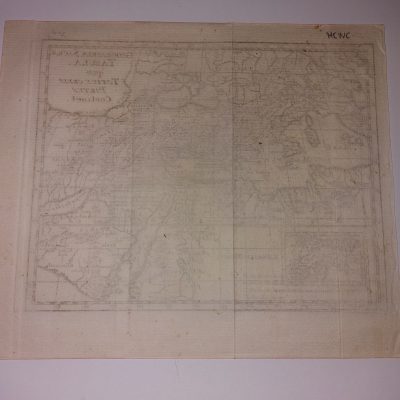 Mapa antiguo Siglo XVIII Geographiae sacrae Tabula Tabla de geografía sagrada del mundo entero [1755]