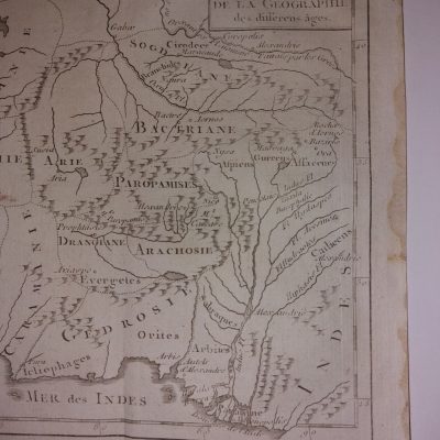 Mapa antiguo Siglo XVIII Carte L´Orient Pour Concorde Geographie Oriente Medio [1785] Antoine Pluche